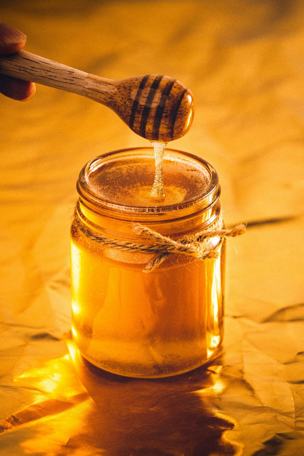 A jar of local honey